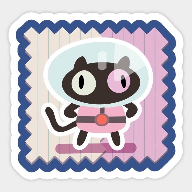 Cookie cat Sticker by Bertoni_Lee